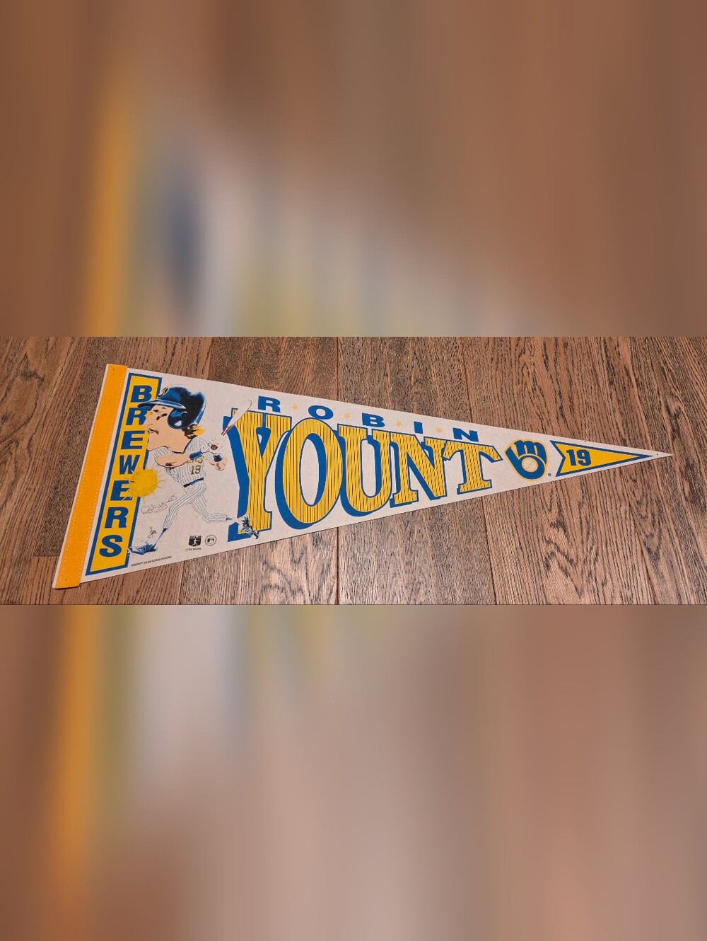 MLB - Wincraft - Milwaukee Brewers - Robin Yount - Pennant - Felt